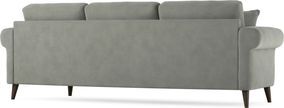Eden - 3-sits soffa svängd - Grå