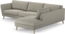 Madison Lux - 3-sits soffa med divan höger - Grå
