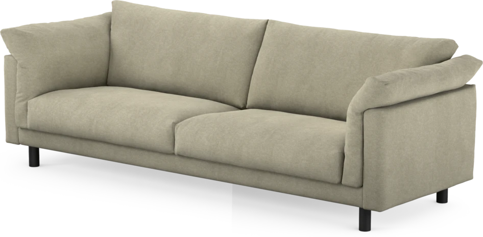 Cherrie - 4-sits soffa, fast klädsel - Beige