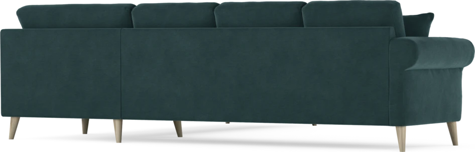 Eden - Hörnsoffa, 3+3-sits - Blå