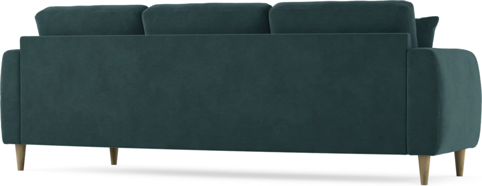 Eden - 3-sits soffa svängd - Blå