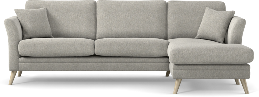 Eden - 2,5-sits soffa med schäslong - Grå