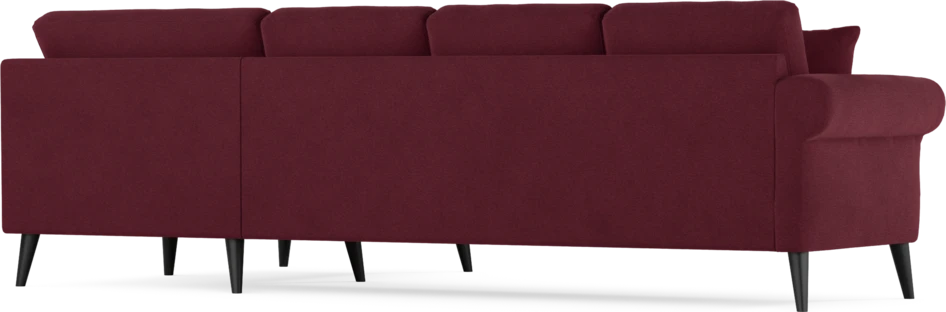 Eden - Hörnsoffa, 3+1-sits - Röd