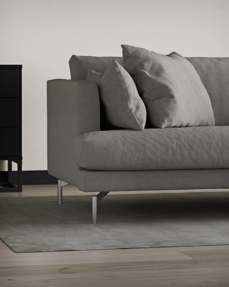Harper - 3-sits soffa, hel dyna - inspiration