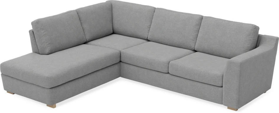Friday - 2,5-sits soffa med divan vänster - Grå