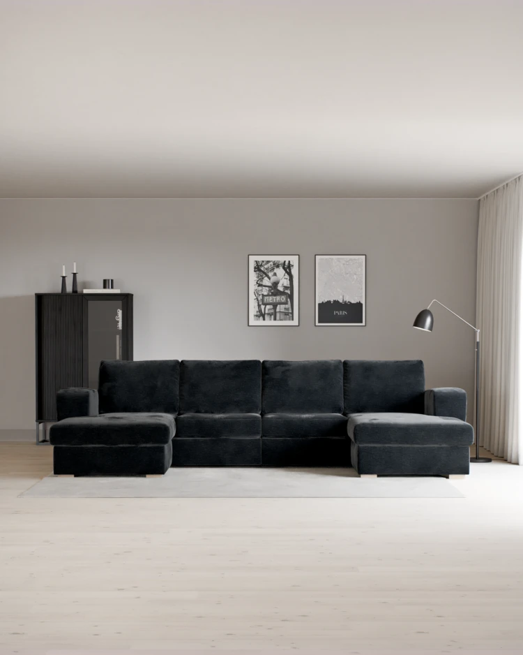 Friday - 2-sits soffa med två schäslonger - inspiration