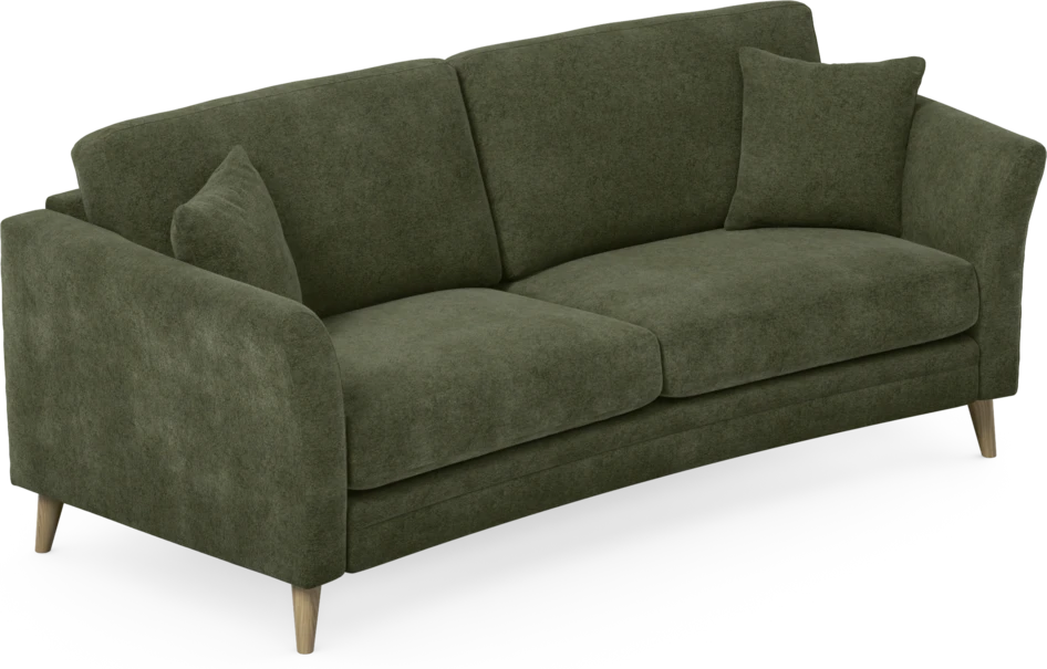Eden - 2,5-sits soffa svängd - Grön