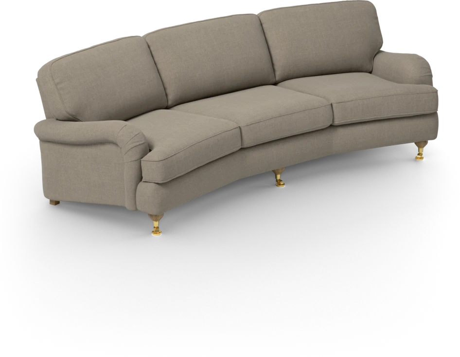 Oxford - 3-sits soffa svängd - Beige