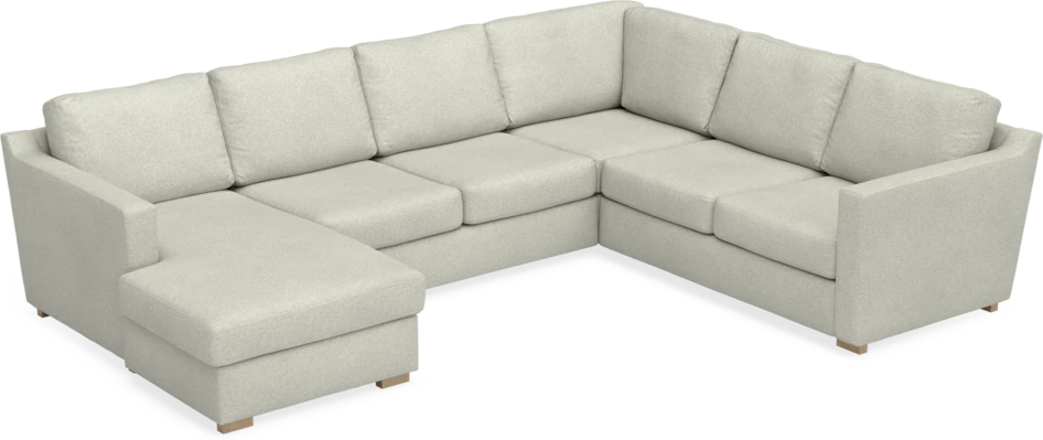 Friday - Hörnsoffa, 3+2-sits med schäslong vänster - Beige