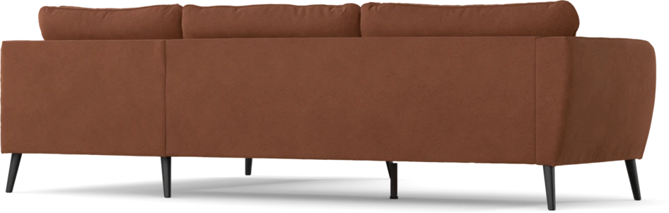 County - 2,5-sits soffa med divan höger - Orange