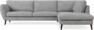 Madison Lux - 3-sits soffa med divan höger - Vit