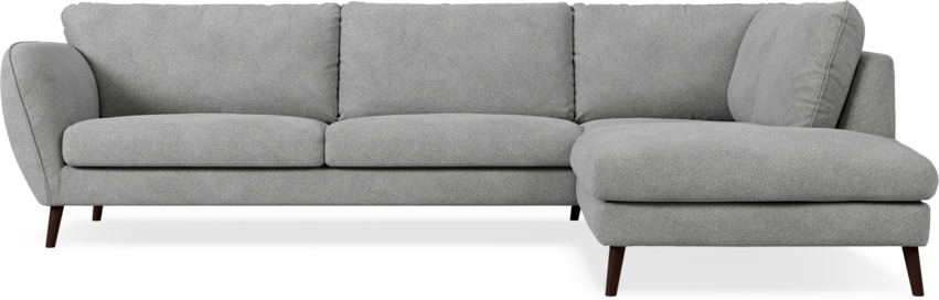 Madison Lux - 3-sits soffa med divan höger - Vit