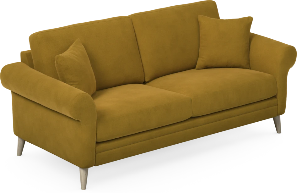 Eden - 2,5-sits soffa - Gul