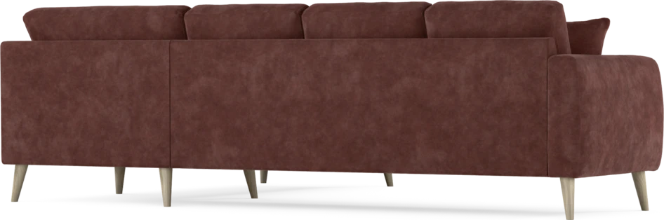 Eden - Hörnsoffa, 3+2-sits - Röd