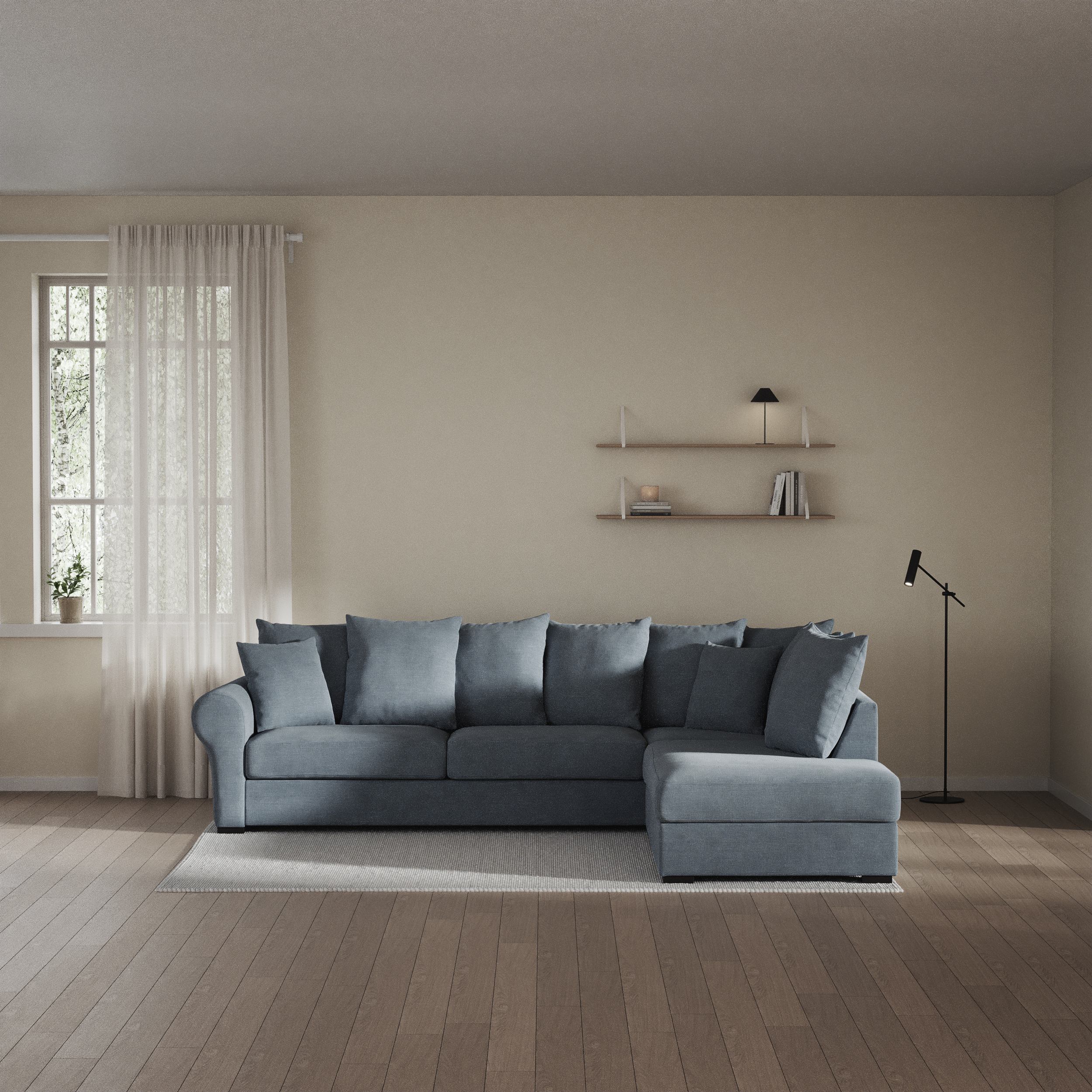 Town - 3-sits soffa med divan höger - inspiration
