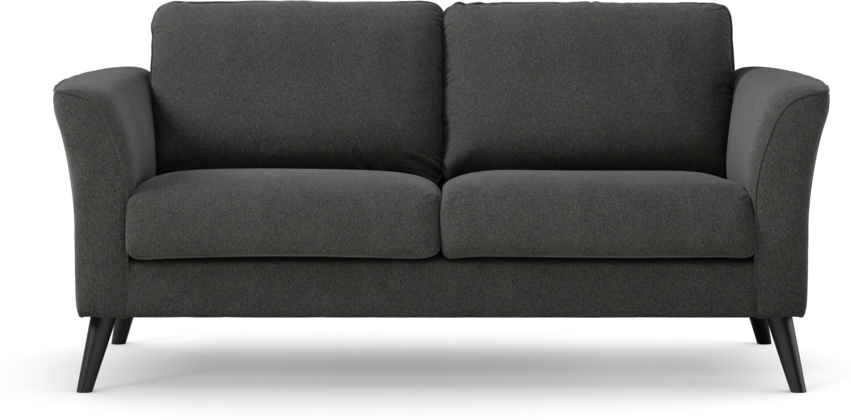 Bridge - 2-sits soffa - Svart
