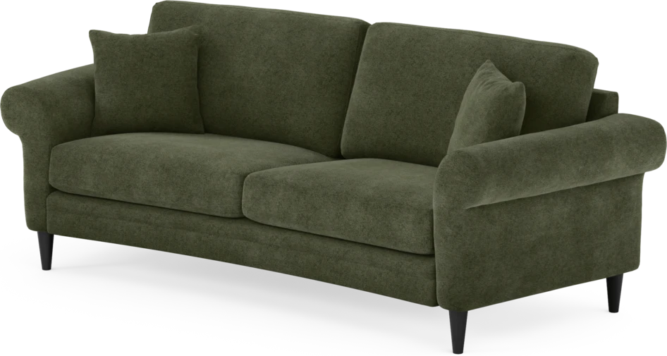 Eden - 2,5-sits soffa svängd - Grön