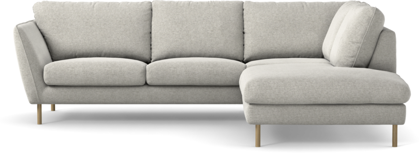 Madison Lux - 2-sits soffa med divan höger - Grå