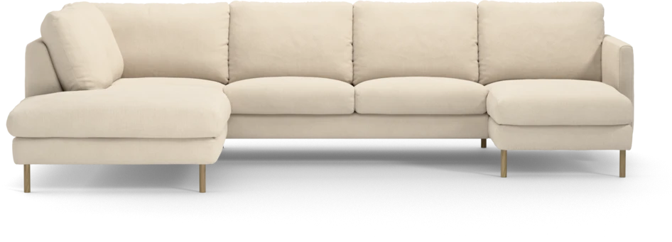 Madison - 2-sits soffa med divan vänster och schäslong höger - Beige