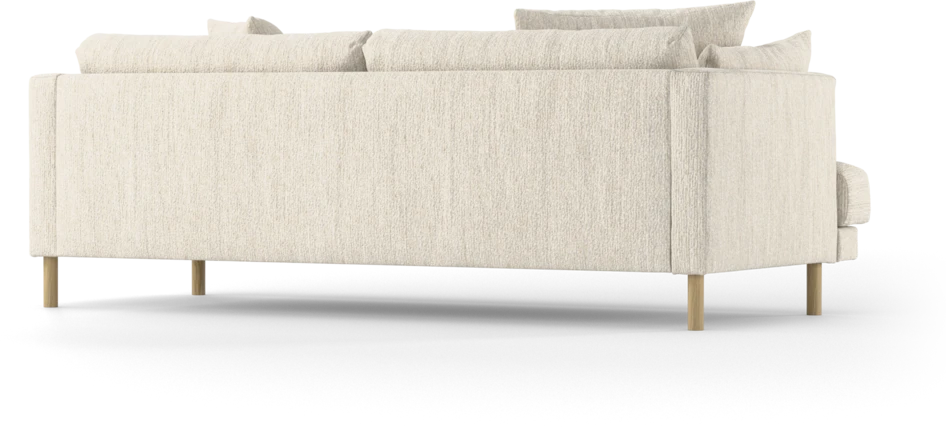 Harper - 3-sits soffa, hel dyna - Vit