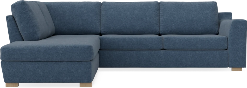Friday - 2,5-sits soffa med divan vänster - Blå