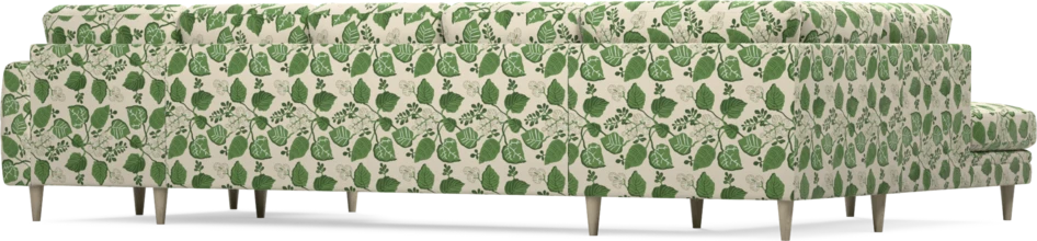 Eden - 3-sits soffa med divan vänster och schäslong höger - Flerfärgad