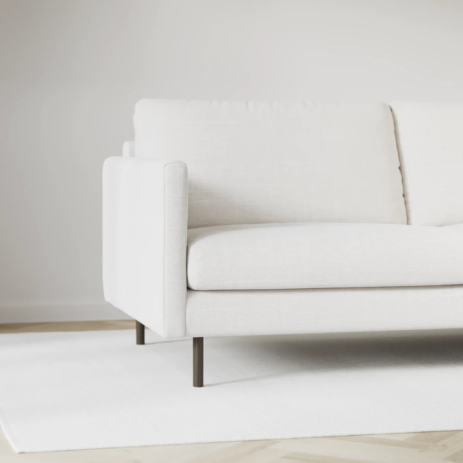 Madison Lux - Hörnsoffa 2+3-sits, hörn 1 - Vit