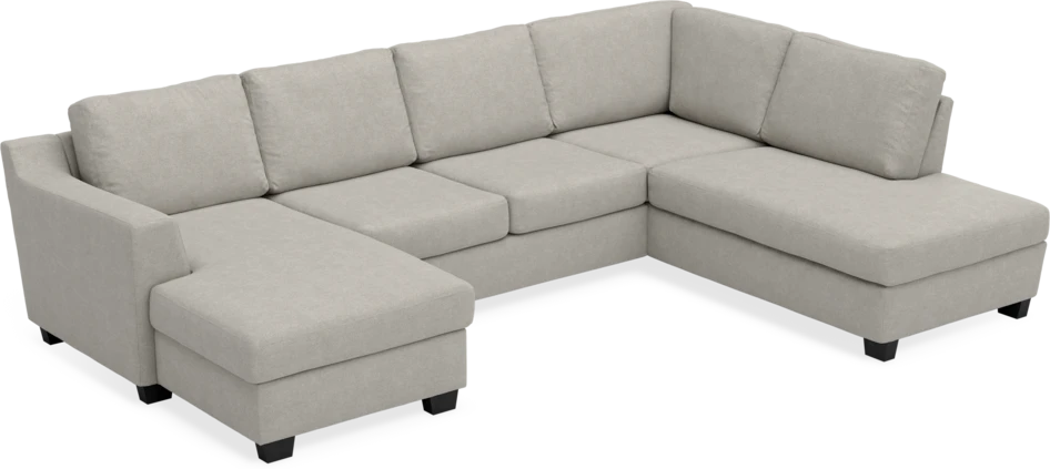 Friday - 3-sits soffa med schäslong vänster och divan höger - Beige