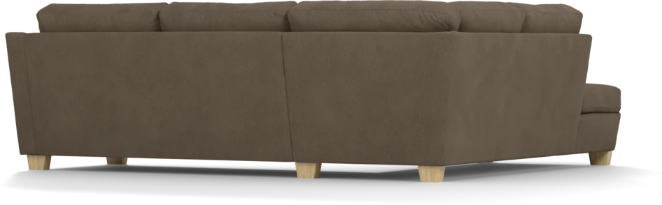 Friday - 2,5-sits soffa med divan vänster - Brun
