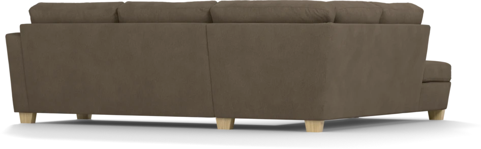 Friday - 2,5-sits soffa med divan vänster - Brun