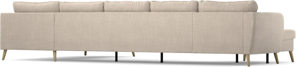 County - 4-sits soffa med schäslong vänster och divan höger - Beige