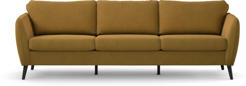 County - 3-sits soffa - Gul