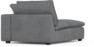 Bellora - Schäslong med armstöd höger - Grå