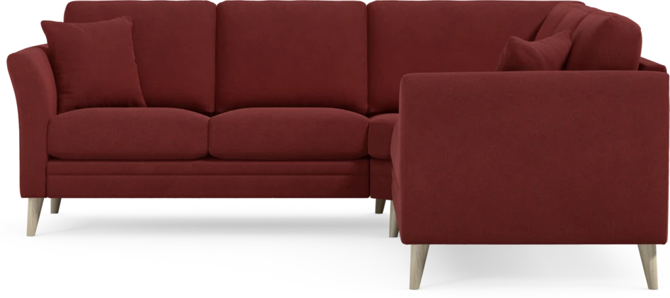 Eden - Hörnsoffa, 2+2-sits - Röd