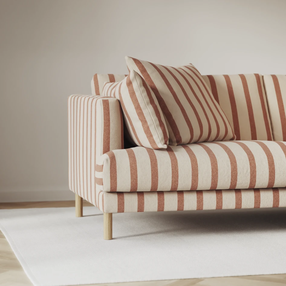 Harper - 3-sits soffa med divan vänster - Flerfärgad