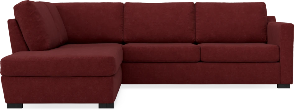 Friday - 2,5-sits soffa med divan vänster - Rosa