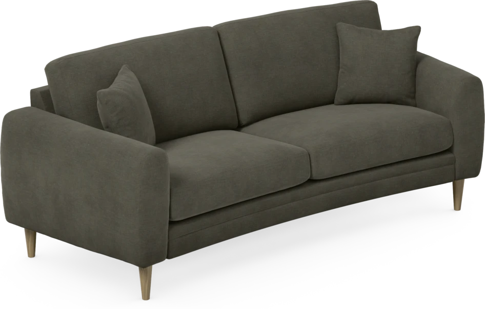 Eden - 2,5-sits soffa svängd - Grå