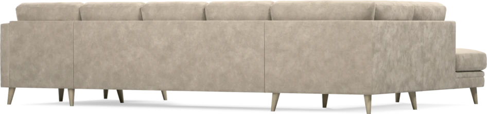 Eden - 3-sits soffa med divan vänster och schäslong höger - Beige