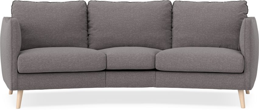 Madison - 3-sits soffa svängd, 70 cm - Grå