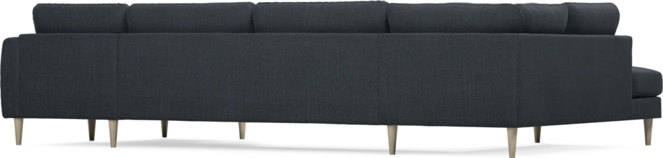Bridge - 3-sits soffa med divan vänster och schäslong höger - Blå