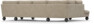 Madison Lux - 2-sits soffa med divan vänster och schäslong höger - Beige