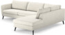 County - 2,5-sits soffa med divan höger - Vit