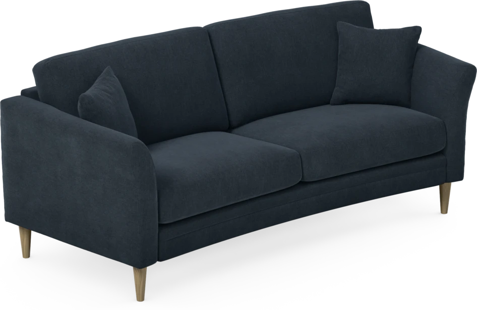 Eden - 2,5-sits soffa svängd - Blå