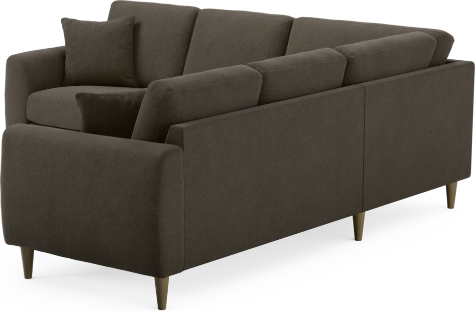 Eden - Hörnsoffa, 2+2-sits - Brun
