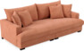 Rossi - 3-sits soffa, hel dyna - Gul