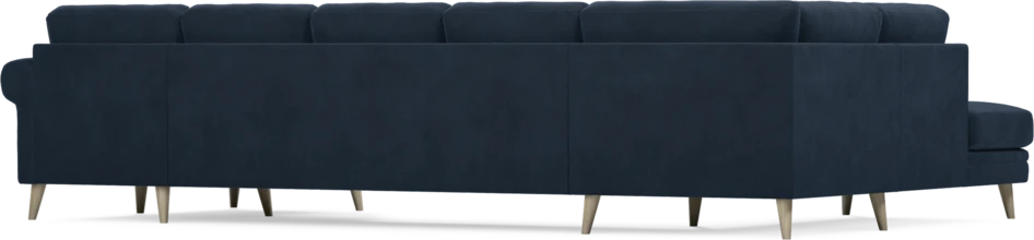 Eden - 3-sits soffa med divan vänster och schäslong höger - Blå