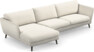 Madison Lux - 3-sits soffa med schäslong vänster - Vit
