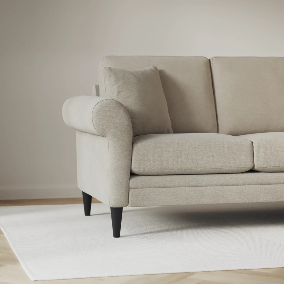 Eden - Hörnsoffa, 2+2-sits - Brun
