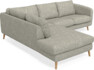 Madison - 2-sits soffa med divan vänster - Beige