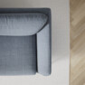 Madison Lux - 3-sits soffa med divan höger - Blå